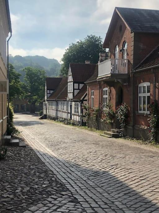 Idyllisk, Historisk Byhus Ved Fjorden I Mariager ภายนอก รูปภาพ